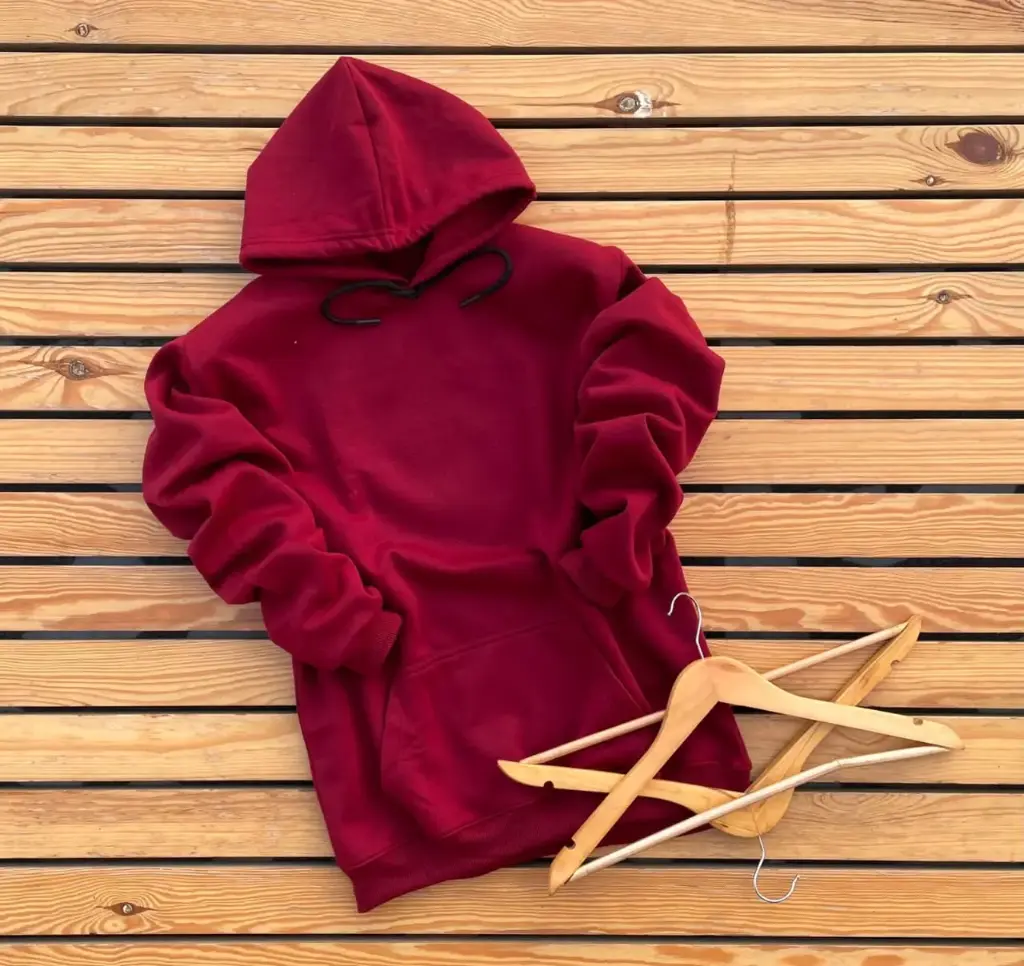 Premium Plain Hoodie – 280 GSM – Red (M to XL Size)